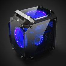 Load image into Gallery viewer, 360*237*480MM Tempered Glass ATX Gaming Computer RGB Air Cool Water Cooling PC Case Mainframe Full-side Transparent Chassis