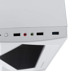 V3 ATX Computer Gaming PC Case 8 Fan Ports USB 3.0 For M-ATX/Mini ITX Motherboard Black/White 370 x 185 x 380mm