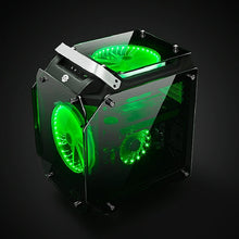 Load image into Gallery viewer, 360*237*480MM Tempered Glass ATX Gaming Computer RGB Air Cool Water Cooling PC Case Mainframe Full-side Transparent Chassis
