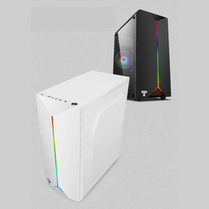 Gaming Pc Case Acrylic Transparent Side Panels Electric Contest Gaming Cooling Fan with RGB Belt Support USB 3.0 4